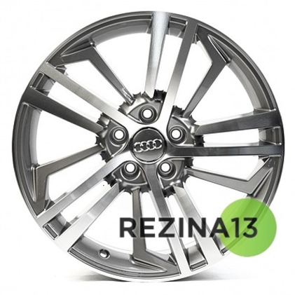 Replica Audi (A1244) 8,5x18 5x112 ET35 DIA66,6 (gun metal machined face)