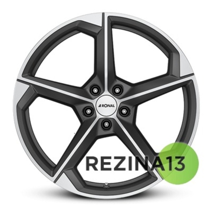 Ronal R66 8,5x20 5x108 ET40 DIA76 (orbit grey matt machined face)