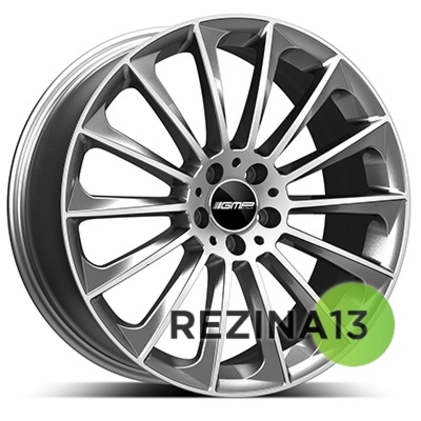 GMP Italia Stellar 8x18 5x112 ET35 DIA66,6 (grey polished)