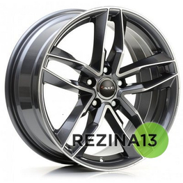 Avus AF16 8x18 5x112 ET25 DIA66,6 (anthracite polished)