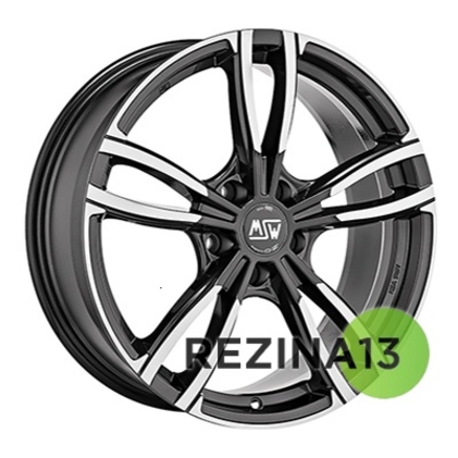 MSW 73 8x18 5x112 ET28 DIA73,1 (gloss dark grey full polished)