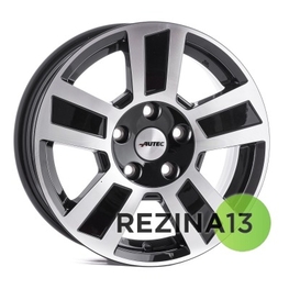 Autec Tigris 6x14 4x100 ET30 DIA66,6 (black polished)