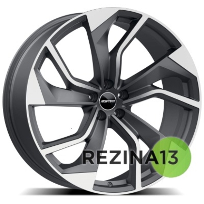 GMP Italia Rebel 9x20 5x120 ET40 DIA65,1 (matt anthracite diamond)