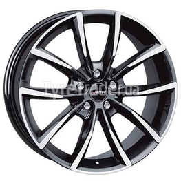Autec Astana 9x21 5x112 ET22 DIA66,5 (black polished)