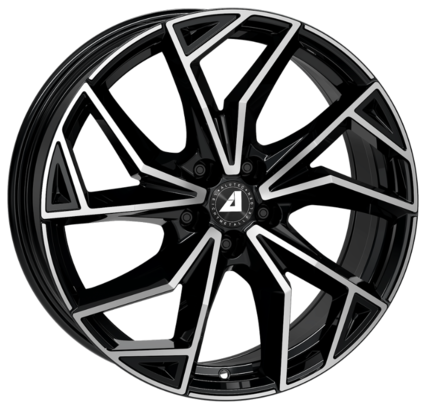 Alutec ADX.02 8x19 5x100 ET40 DIA57,1 (diamond black front polished)