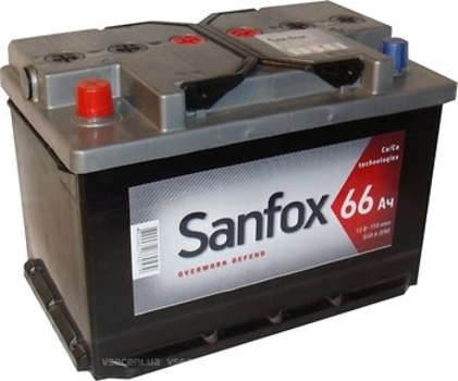 Sanfox 6СТ-66 Аз(AзЕ) 540A R+ (0)