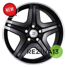 WSP Italy Mercedes (W775) Miyagi 9,5x20 5x130 ET50 DIA84,1 (dull black full polished)