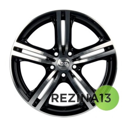 MIM Milano Evo 6,5x15 5x112 ET38 DIA72,6 (black polished)