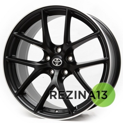Replica Toyota (R889) 8,5x19 5x114,3 ET35 DIA73,1 (satin black machined lip)