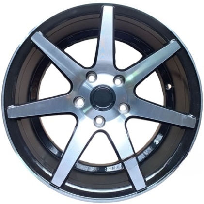 JH CSD021 7x16 5x114,3 ET30 DIA73,1 (black machined face)