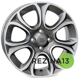 WSP Italy Fiat (W163) Evo 6x16 4x100 ET45 DIA56,6 (anthracite polished)