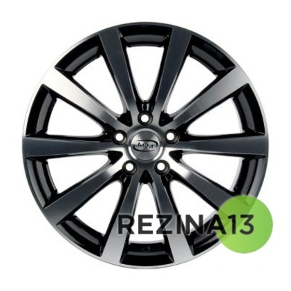 MIM Monza 8x18 5x112 ET50 DIA57,1 (black polished)