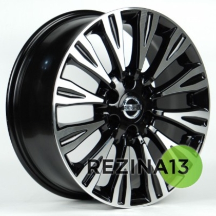 Replica Nissan (NS2048) 8x20 6x139,7 ET35 DIA77,8 (gloss black machined face)