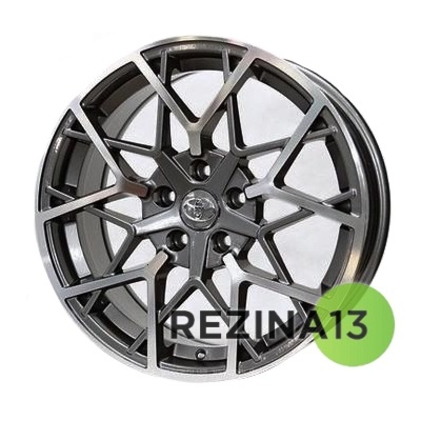 Replica Toyota (TY2065) 8x18 5x114,3 ET35 DIA60,1 (black machined face)
