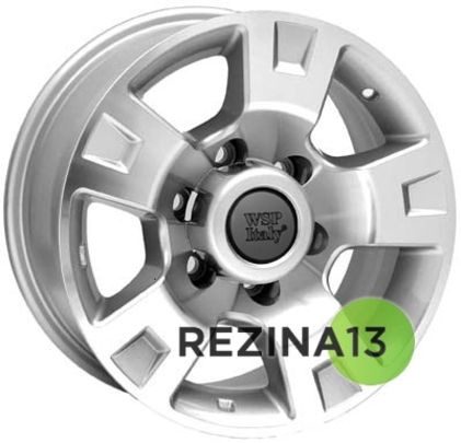 WSP Italy Nissan (W1808) Salina 4x4 8x16 6x139,7 ET10 DIA110,1 (silver polished)