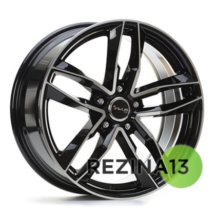 Avus AF16 9x20 5x112 ET40 DIA66,6 (black polished)