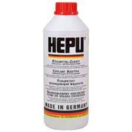 Антифриз HEPU G12 концентрат червоний 1,5л