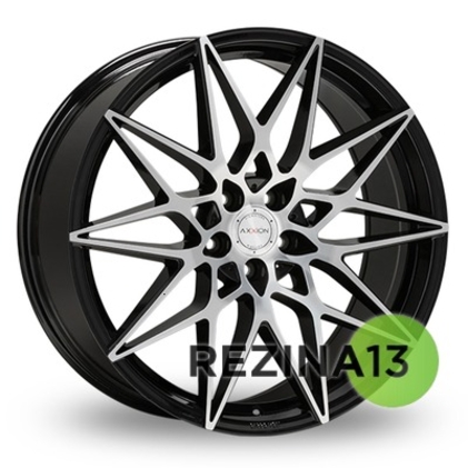 Axxion AX9 Competition 9x21 5x112 ET25 DIA66,6 (black front polished)