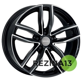 Mak Sarthe 7,5x17 5x112 ET30 DIA66,6 (black mirror)