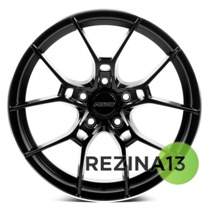 Flow Forming FF045 7,5x17 5x112 ET38 DIA (matt black machined lip)