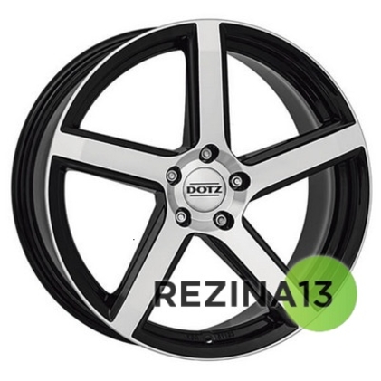 Dotz CP5 7x17 5x112 ET45 DIA70,1 (black polished)