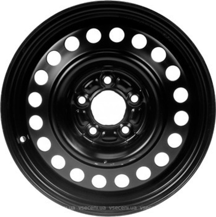 Steel Kapitan 6x15 4x100 ET43 DIA57,1 (black)