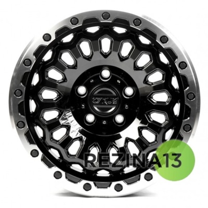 Off Road Wheels OW1710 8,5x17 5x127 ET-12 DIA71,6 (matt gun metal black ring)