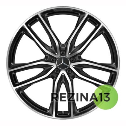 Mercedes OEM A1674017700 9,5x23 5x112 ET45 DIA66,6 (black polished)