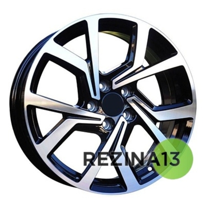 Replica Volkswagen (VV5228) 7,5x17 5x112 ET35 DIA57,1 (black machined face)