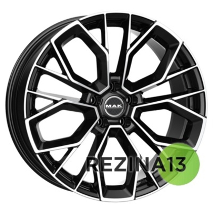 Mak Stilo-D 10x21 5x112 ET58 DIA57,1 (black mirror)