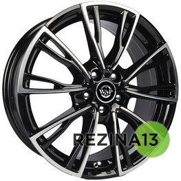 WSP Italy Audi (WD006) Lugano 8,5x21 5x112 ET38 DIA57,1 (gloss black polished)