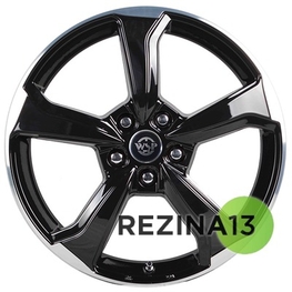 WSP Italy Volkswagen (WD005) Formentera 8x18 5x112 ET41 DIA57,1 (gloss black polished)