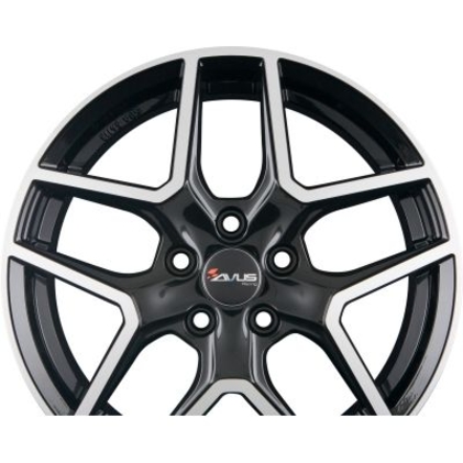 Avus AC-519 7x17 5x110 ET35 DIA65,1 (black polished)