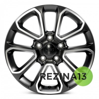 Replica Jeep (JE5319) 8x18 5x127 ET56 DIA71,6 (satin black machined face)