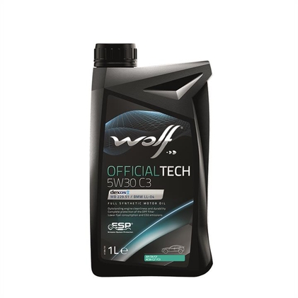 Масло моторное WOLF Officialtech  C3 5W-30 1л
