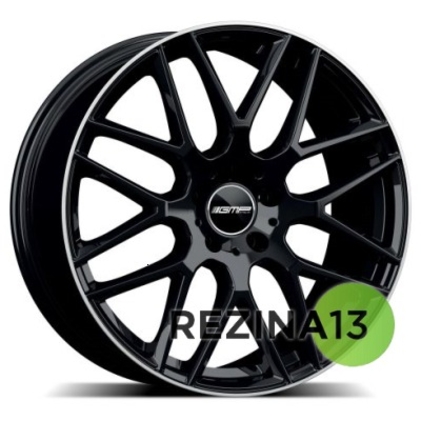 GMP Italia Berghem 10x21 5x130 ET33 DIA84,1 (black lip polished)