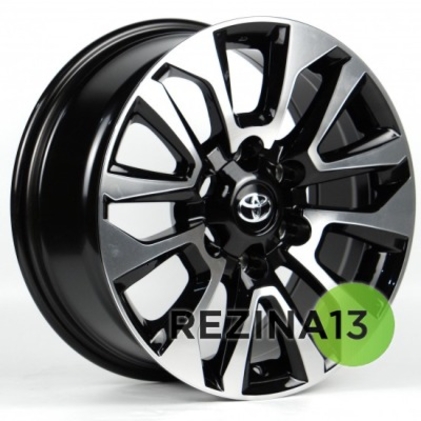 Replica Toyota (TY904) 7,5x19 6x139,7 ET25 DIA106,1 (black machined face)