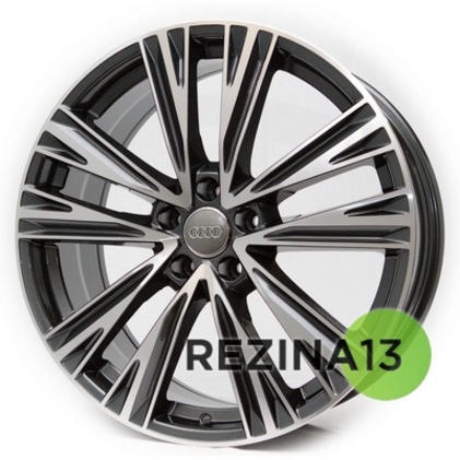 Replica Audi (KW095) 7x16 5x112 ET35 DIA66,6 (dark gun metal machined face)