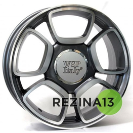 WSP Italy Fiat (W157) Forio 7x17 4x100 ET37 DIA56,6 (anthracite polished)
