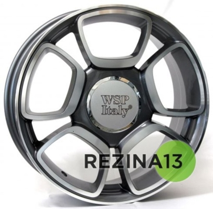 WSP Italy Fiat (W157) Forio 7x17 4x100 ET37 DIA56,6 (anthracite polished)