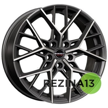 Borbet BY 8x18 5x108 ET45 DIA72,6 (titan polished matt)