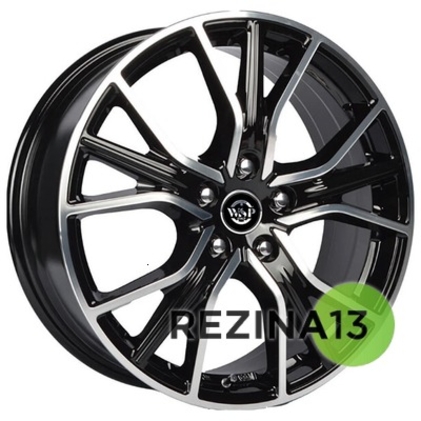 WSP Italy Audi (WD004) Zurich 8x18 5x112 ET41 DIA66,6 (gloss black polished)