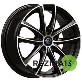 WSP Italy Kia (WD001) Praslin 7x17 5x114,3 ET53 DIA67,1 (gloss black polished)