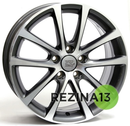 WSP Italy Volkswagen (W454) Eos Riace 8x18 5x112 ET44 DIA57,1 (anthracite polished)
