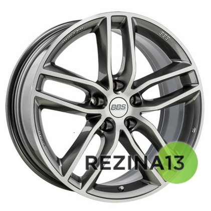 BBS SX 8x18 5x108 ET45 DIA70,1 (platinum silver diamond cut)