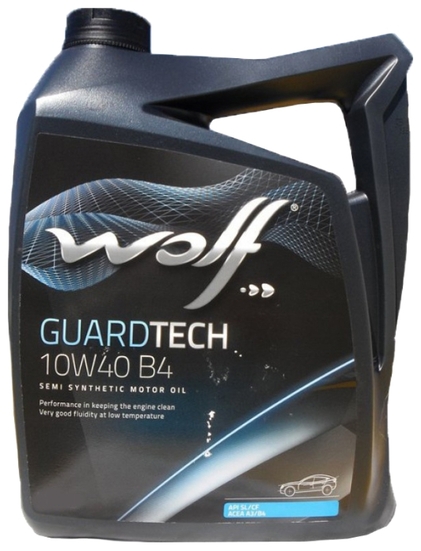 Масло моторное WOLF Guardtech B4 10W-40 4л