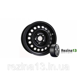 Skoda , VW , Seat (R15 W6.0 PCD5х100 ET38 DIA57) (Steel china) Черный