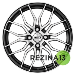 Dotz LimeRock 7x17 4x100 ET44 DIA56,6 (gun metal polished)
