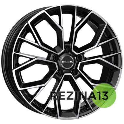 Mak Stilo 8x18 5x112 ET45 DIA (black mirror)