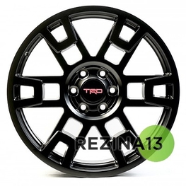 Replica Toyota (TY1174) 9x22 6x139,7 ET15 DIA106,1 (matt black painted)